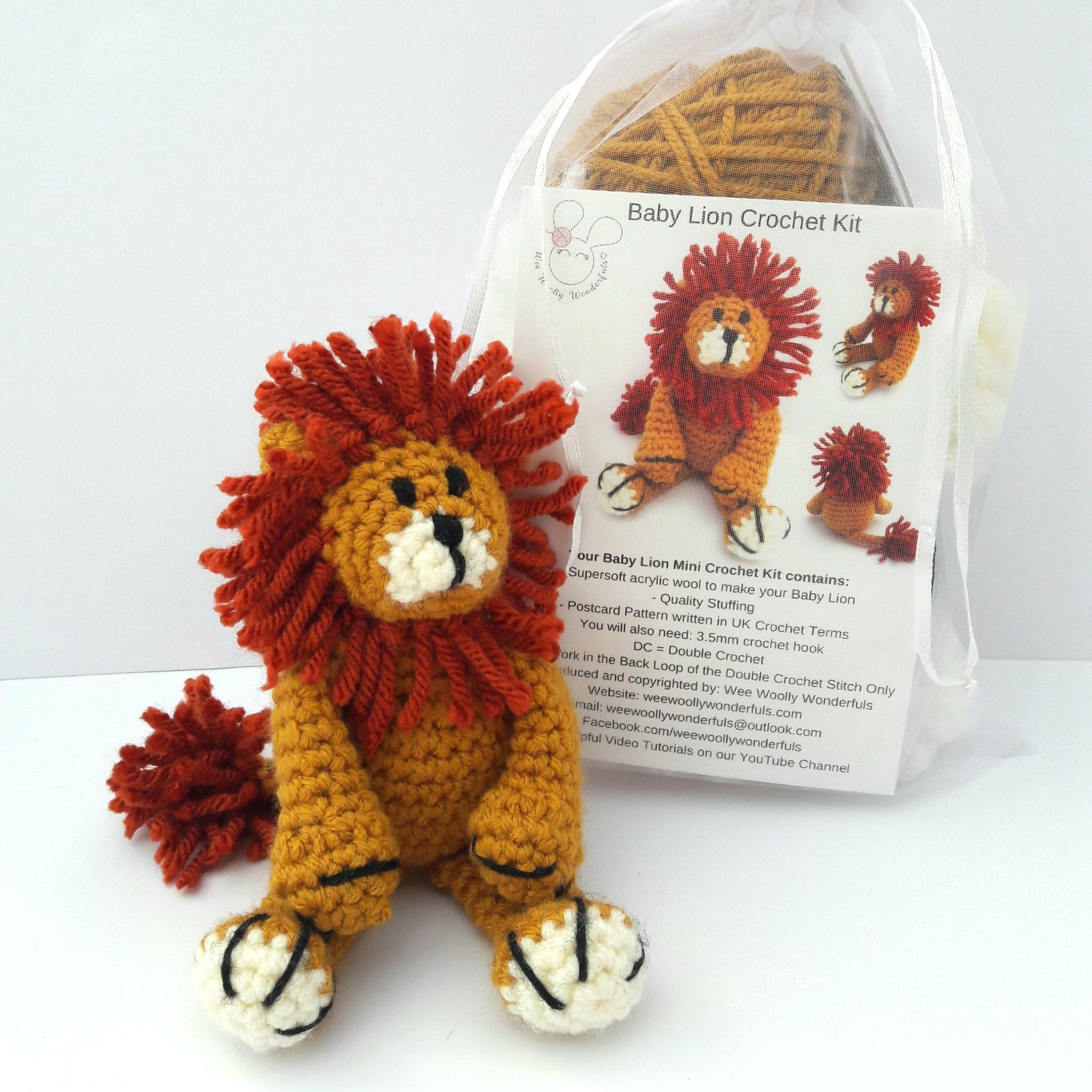Cute Mini Crochet Projects & Kits  Crochet Animals & Gifts – Wee